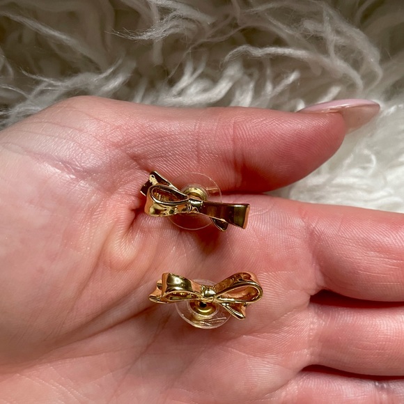 Kate Spade New York - Gold - Authentic Take A Bow Bracelet and Earring Set - Picture 3 of 3